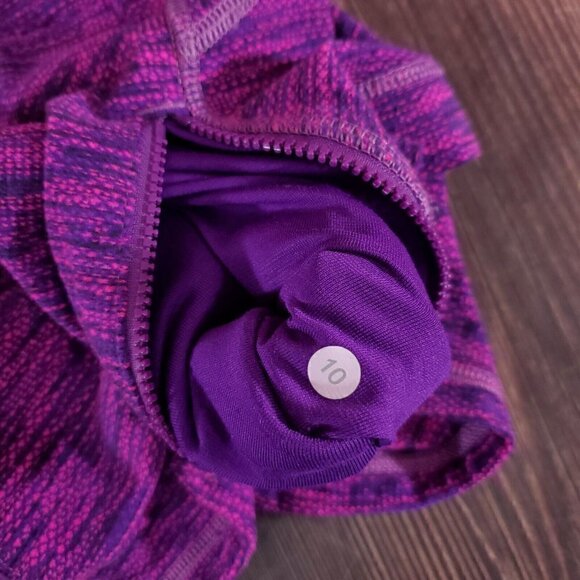 Lululemon Womens 10 Hustle In Your Bustle Jacket Diamond Jacquard Space Violet - Picture 11 of 15